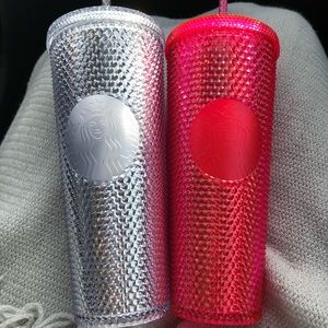 Pair of Starbucks Holiday tumblers
